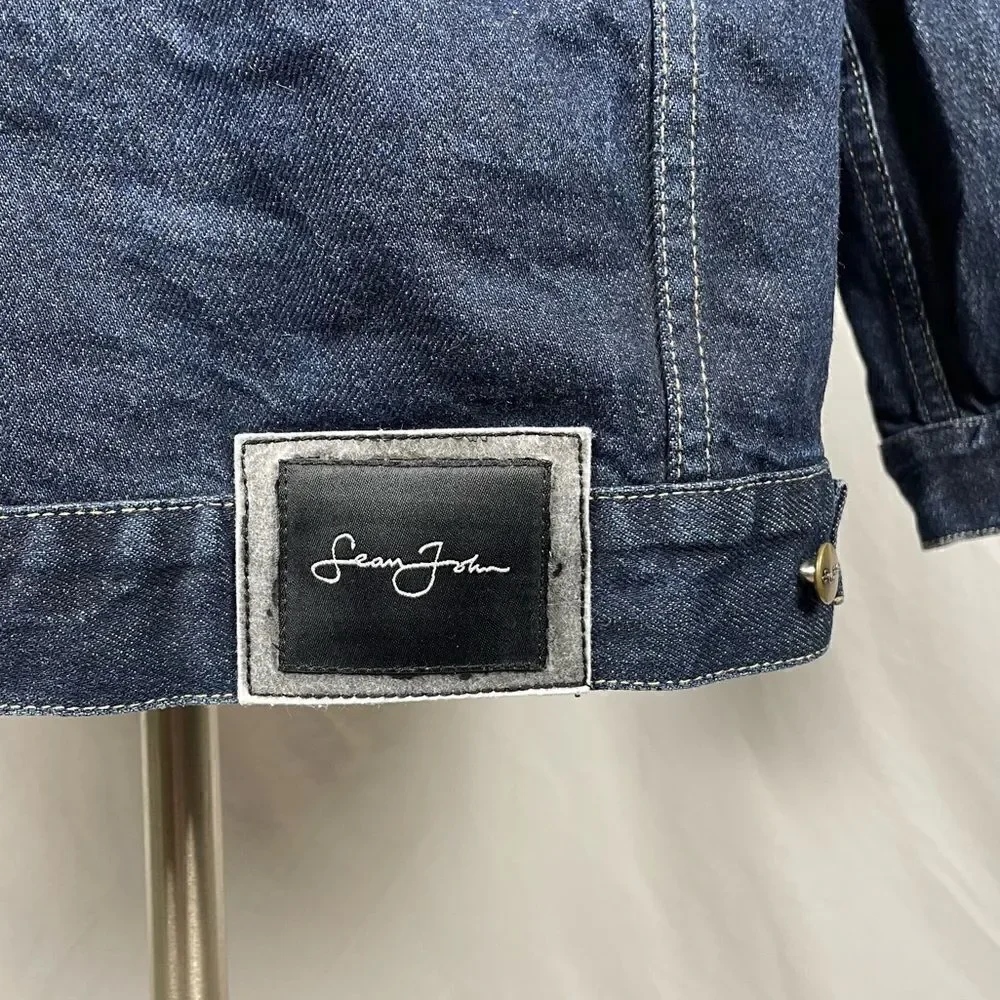Sean John Heavyweight 100% Cotton Denim Jean‎ Jacket - Mens XXXL